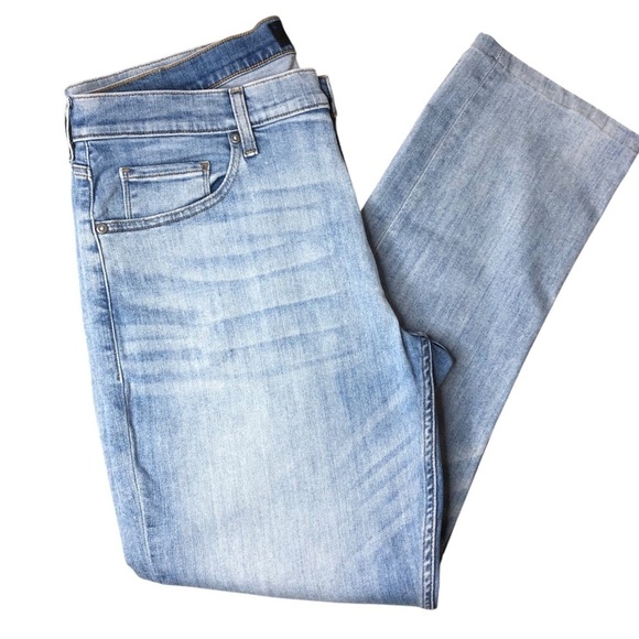 Paige Federal Jeans Men Sz 36X30 Light Wash Irwin Slim Straight Stretch Casual - Picture 2 of 8